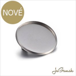 Základ na prsteň s lôžkom CHIRURGICKÁ OCEĽ 18mm, 1ks (CH1824)